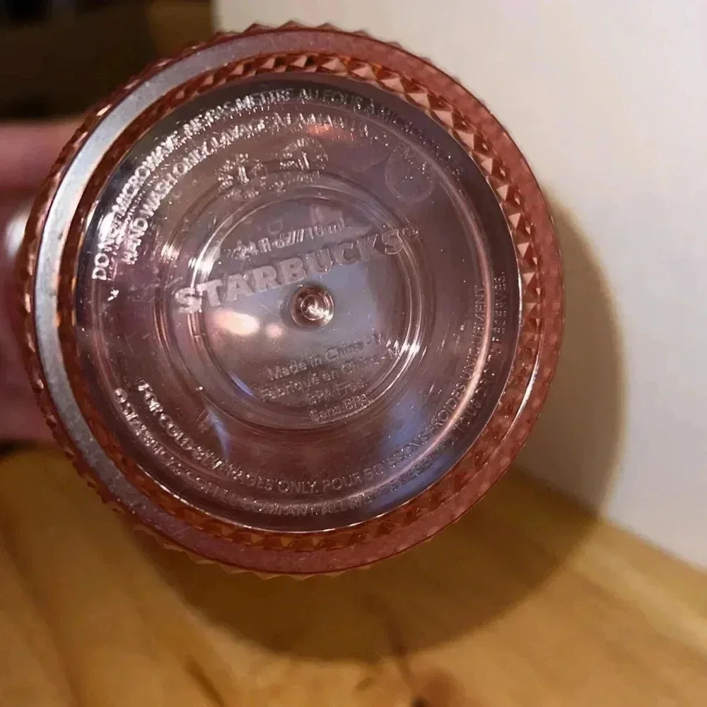 Starbucks Limited Edition Rose Gold‎ Studded Tumbler Venti 24oz Cup HTF
